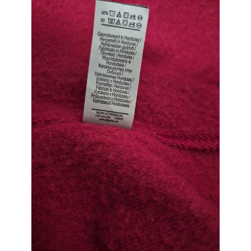 GOOD DOG LIGHTWEIGHT JACKET Hoodie ZIP UP SIZE 2XL with Pockets Maroon - Picture 7 of 7